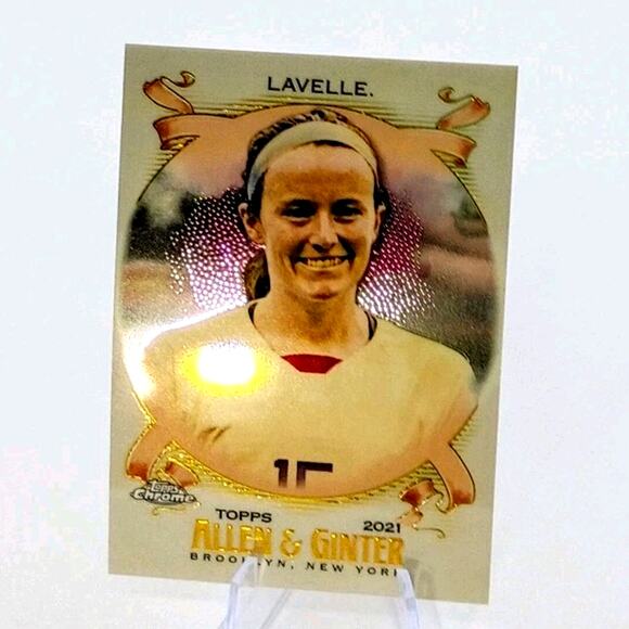 2021 Topps Chrome Allen & Ginter Rose Lavelle Limited Card #249 - Picture 11 of 11